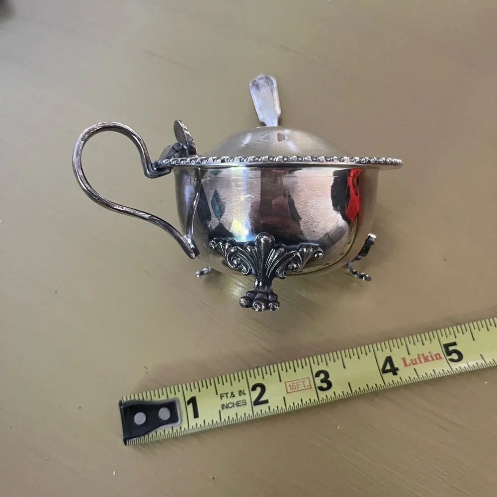 Antique Exeter Silver Plated Sugar Bowl Dish - Picture 2 of 6